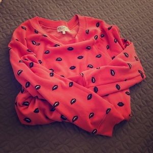 Wildfox lips sweatshirt